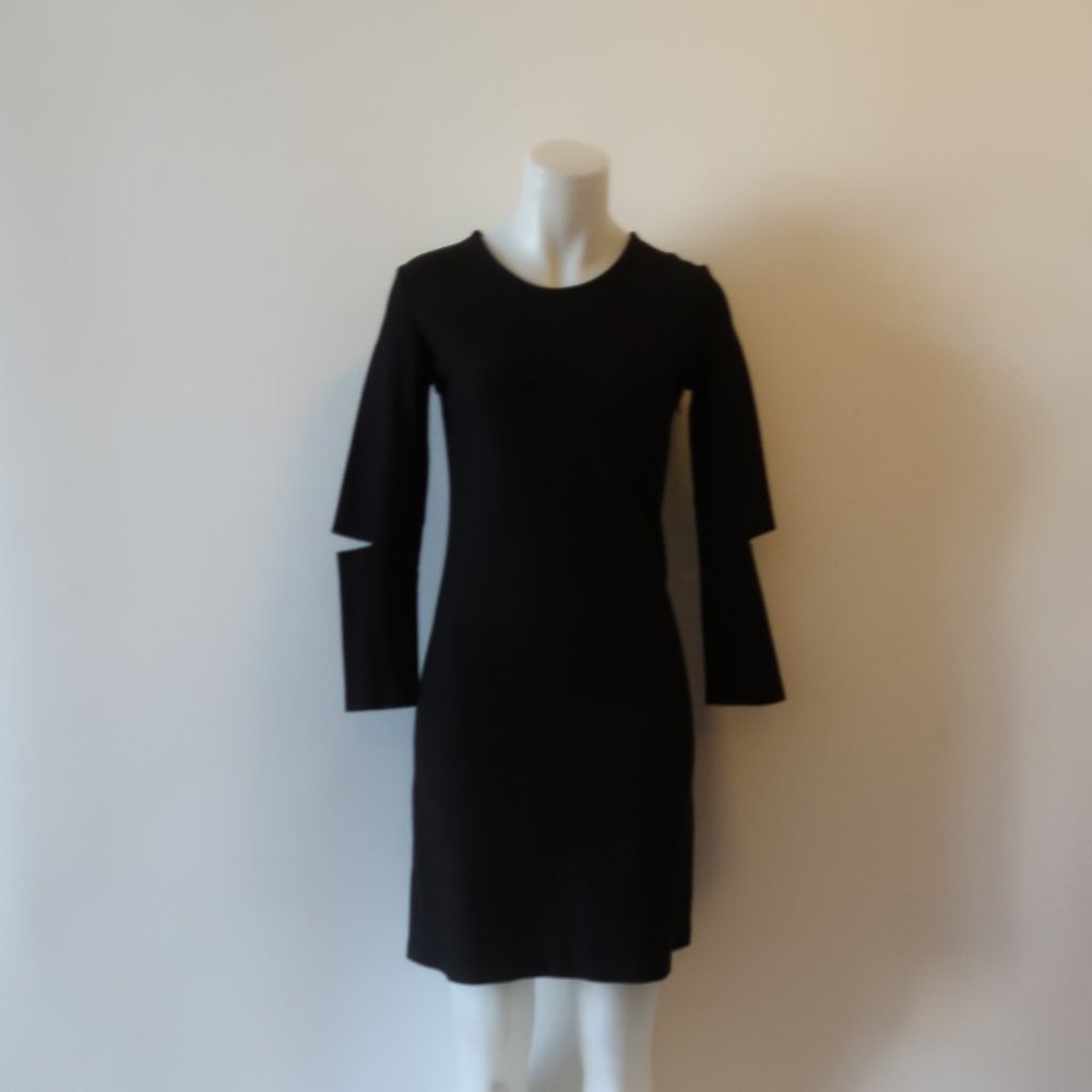 CYNTHIA ROWLEY CUTOUT SLEEVE BODYCON DRESS 6 *